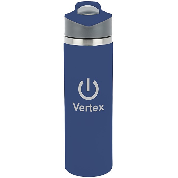 Custom h2go Pilot Vacuum Bottle - 21 oz - Laser Engraved
