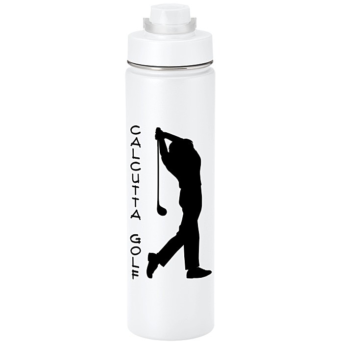 Custom h2go Conquer Vacuum Bottle - 24 oz