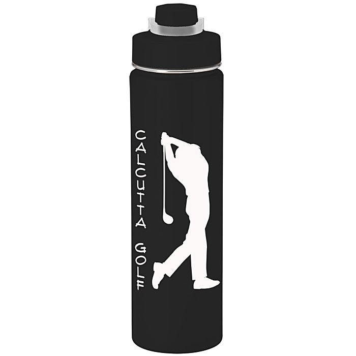 Custom h2go Conquer Vacuum Bottle - 24 oz