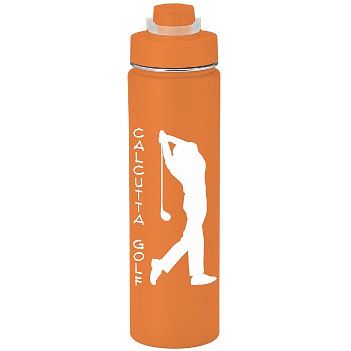 Custom h2go Conquer Vacuum Bottle - 24 oz