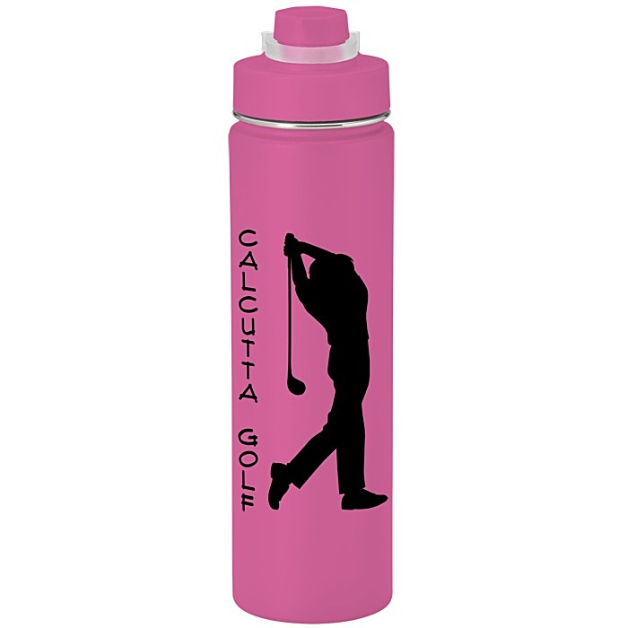 Custom h2go Conquer Vacuum Bottle - 24 oz