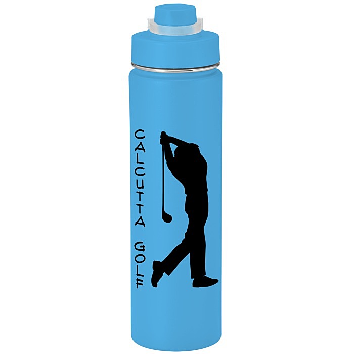 Custom h2go Conquer Vacuum Bottle - 24 oz