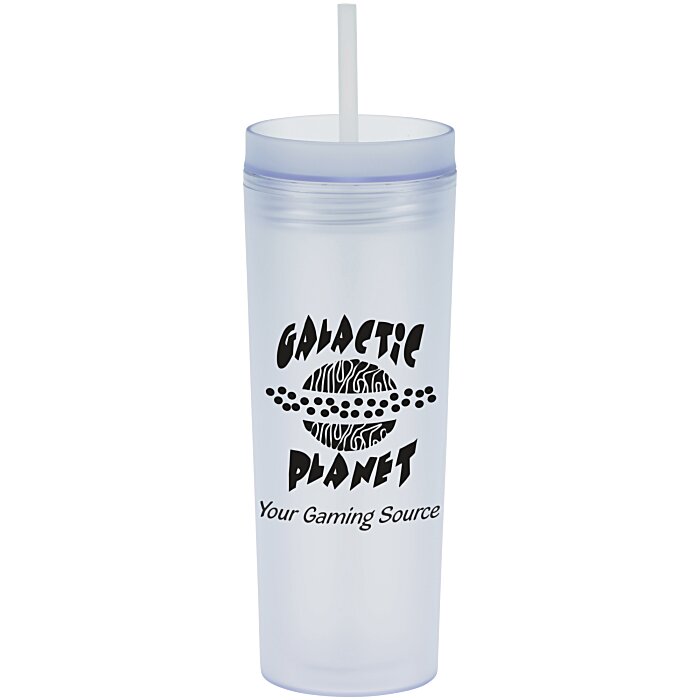 Custom Dash Soft-Touch Acrylic Tumbler with Straw - 17 oz