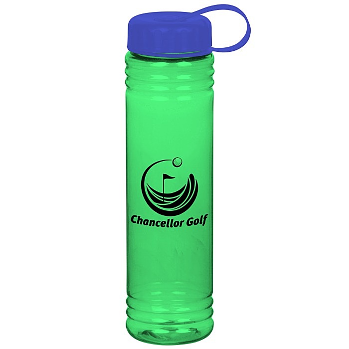 Custom Adventure Bottle with Tethered Lid - 32 oz.