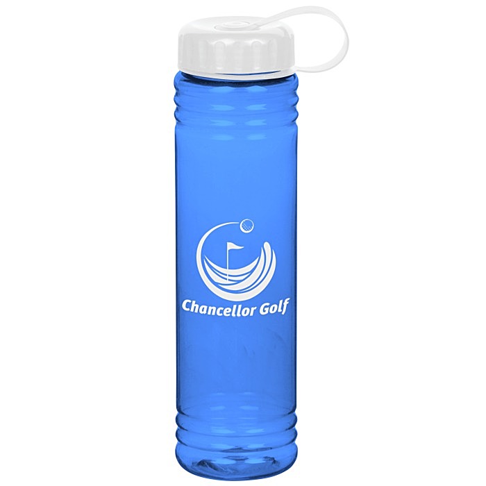 Custom Adventure Bottle with Tethered Lid - 32 oz.