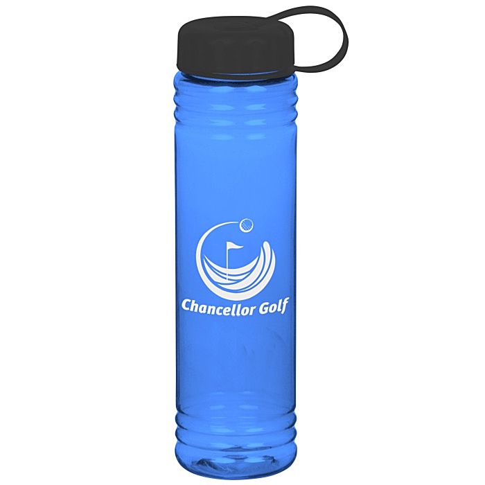 Custom Adventure Bottle with Tethered Lid - 32 oz.