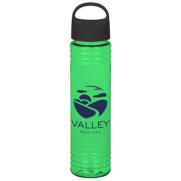 Custom Adventure Bottle with Oval Crest Lid - 32 oz