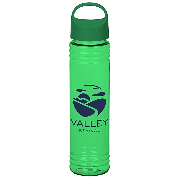 Custom Adventure Bottle with Oval Crest Lid - 32 oz