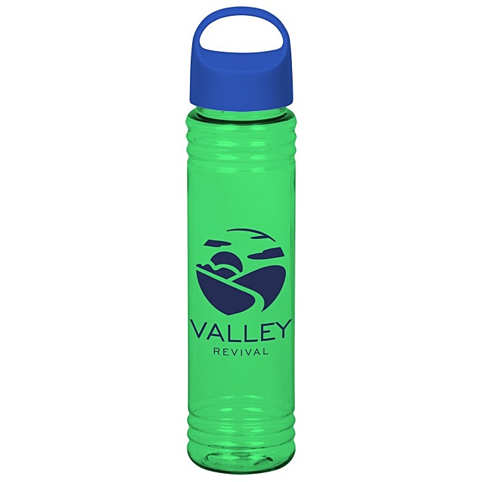 Custom Adventure Bottle with Oval Crest Lid - 32 oz