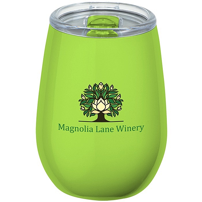 Custom Refresh Vacuum Wine Tumbler - 10 oz - Full Colour