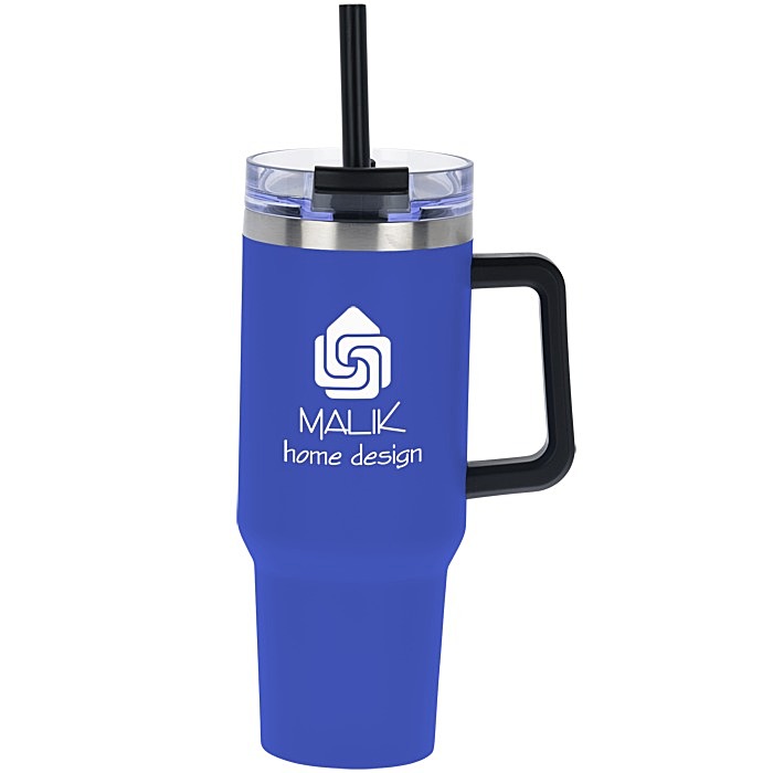 Custom Intrepid Vacuum Mug with Straw - 40 oz