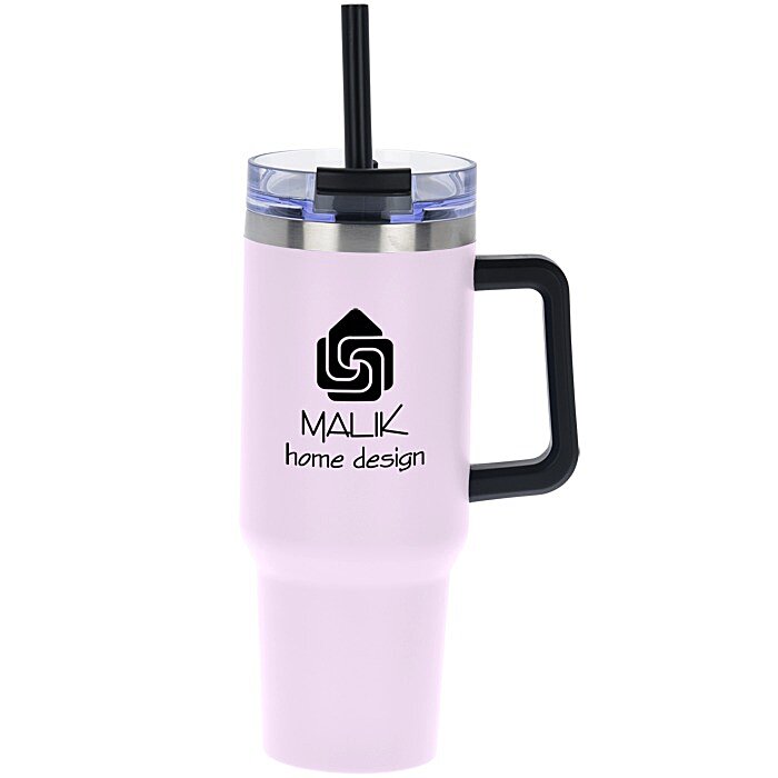 Custom Intrepid Vacuum Mug with Straw - 40 oz