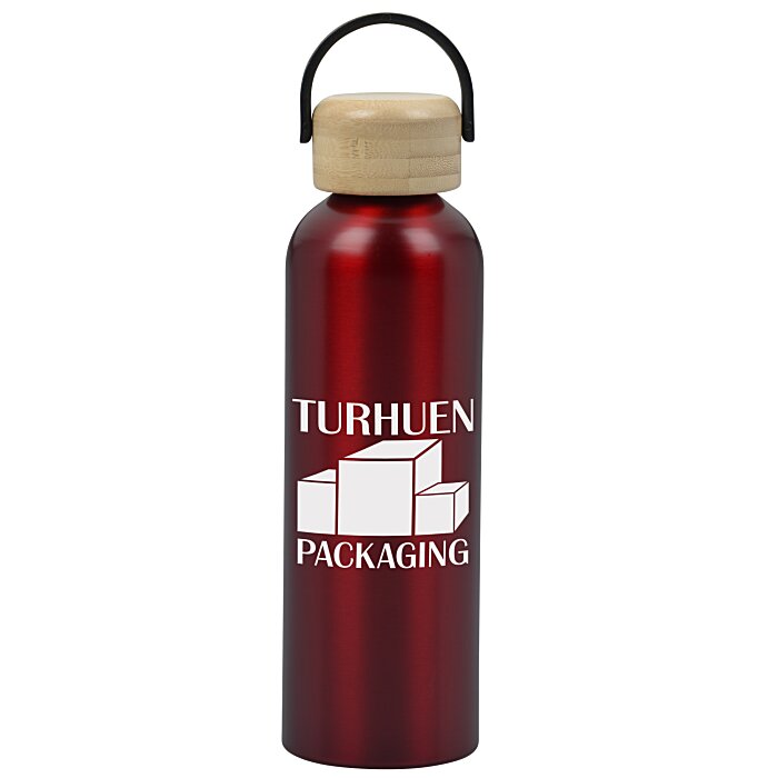 Custom Greenstone Aluminum Bottle - 24 oz