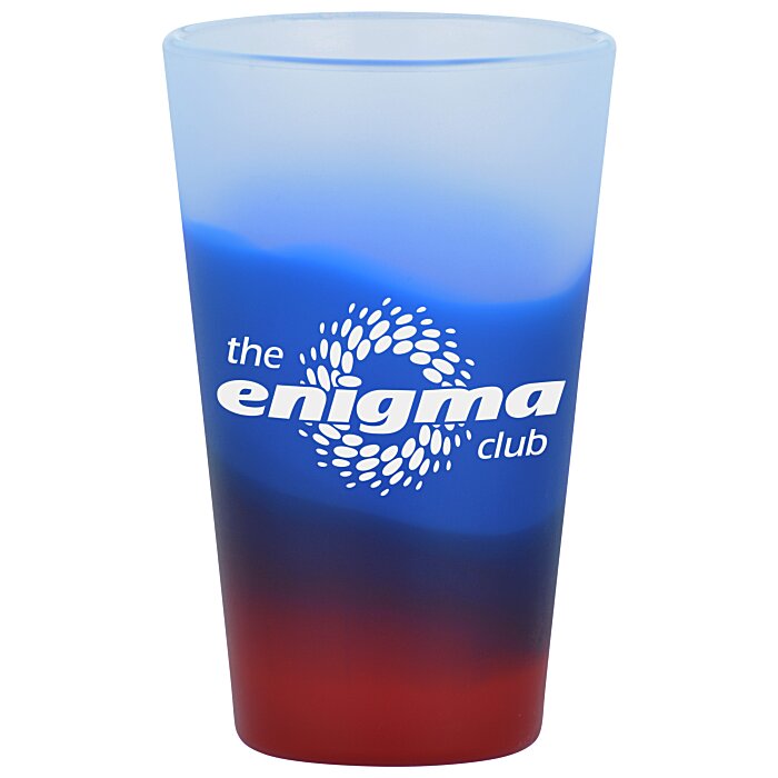 Custom Silipint Original Pint Glass - 16 oz - Multicolour