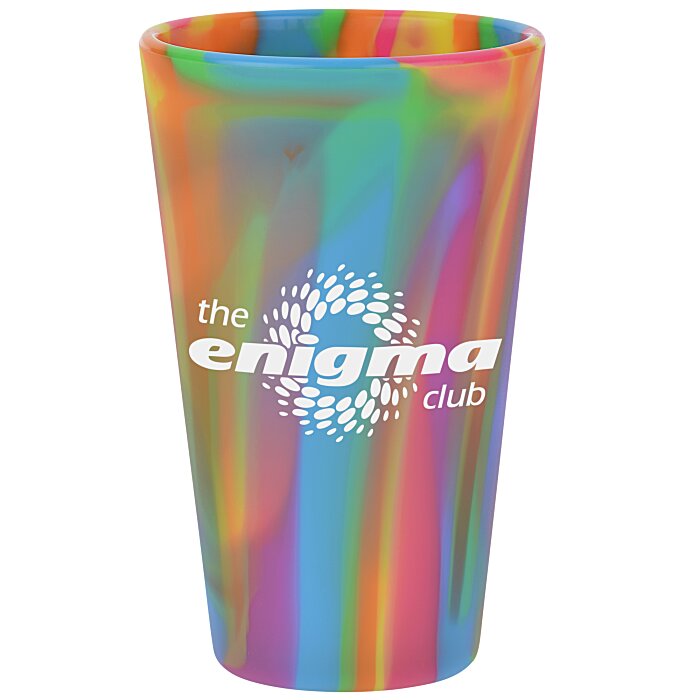 Custom Silipint Original Pint Glass - 16 oz - Multicolour
