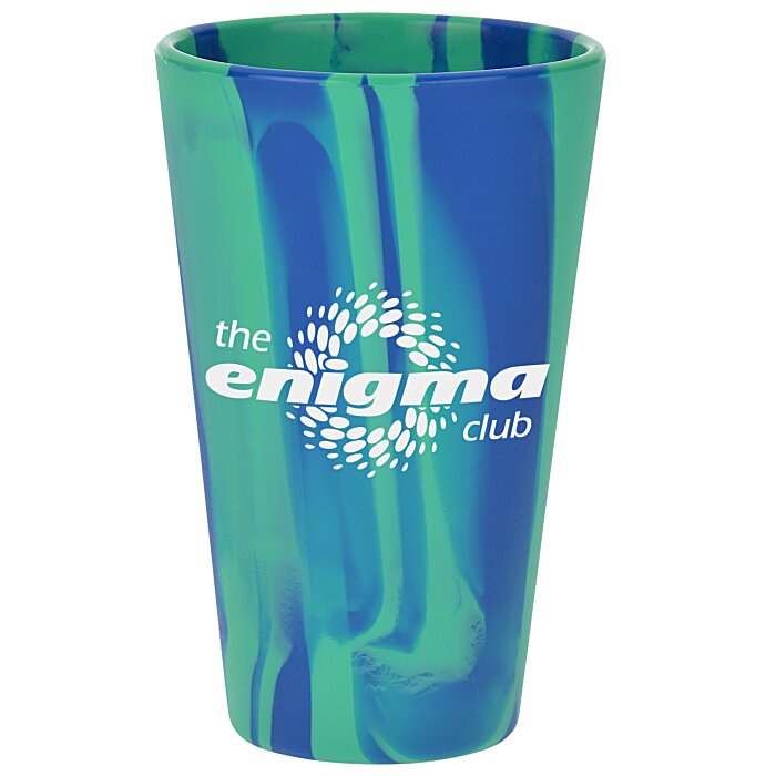Custom Silipint Original Pint Glass - 16 oz - Multicolour