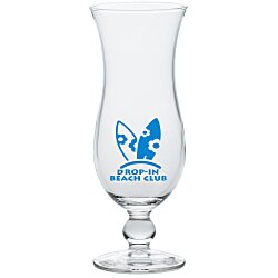 Custom Footed Hurricane Glass - 15 oz