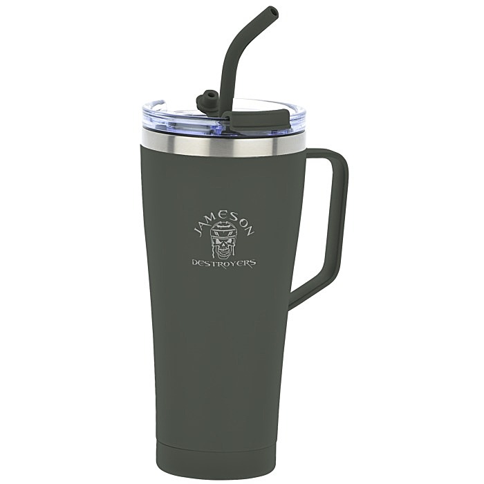 Custom Call of the Wild Vacuum Mug with Straw - 32 oz