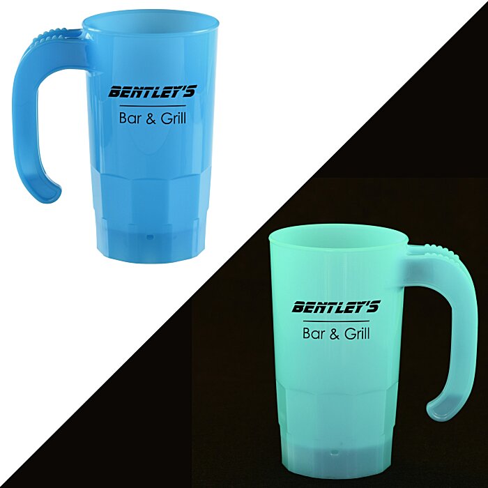 Custom Nite Glow Stackable Beer Stein - 20 oz.