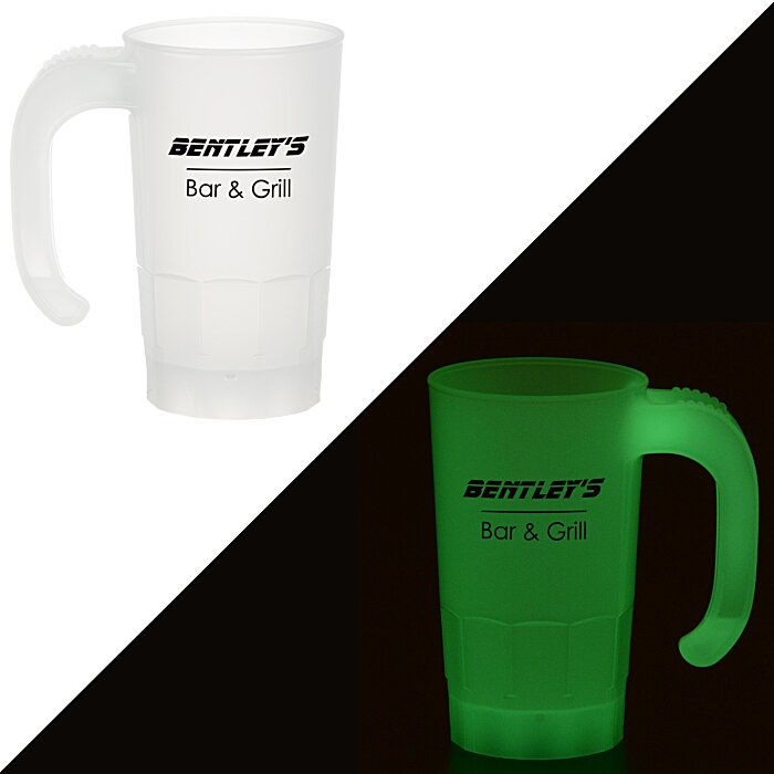 Custom Nite Glow Stackable Beer Stein - 20 oz.