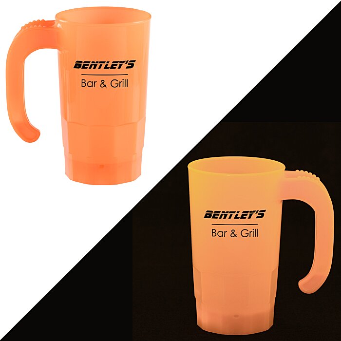 Custom Nite Glow Stackable Beer Stein - 20 oz.