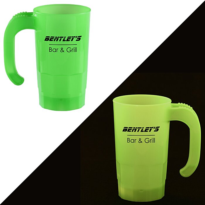 Custom Nite Glow Stackable Beer Stein - 20 oz.