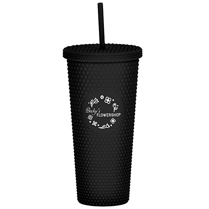 Custom Bux Tumbler with Straw - 24 oz.