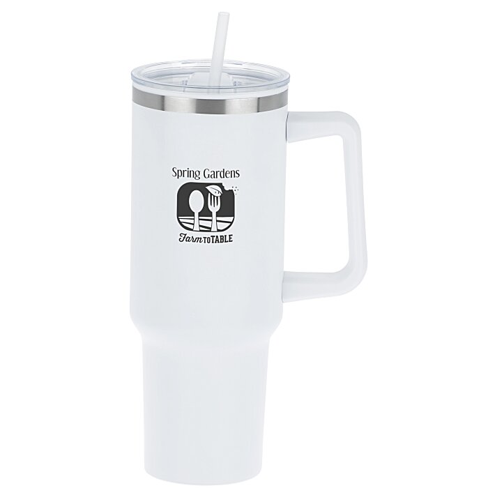 Custom Izzy Mug with Straw - 40 oz