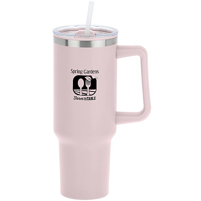 Custom Izzy Mug with Straw - 40 oz