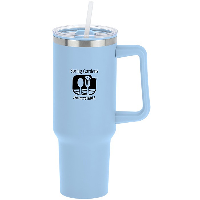 Custom Izzy Mug with Straw - 40 oz