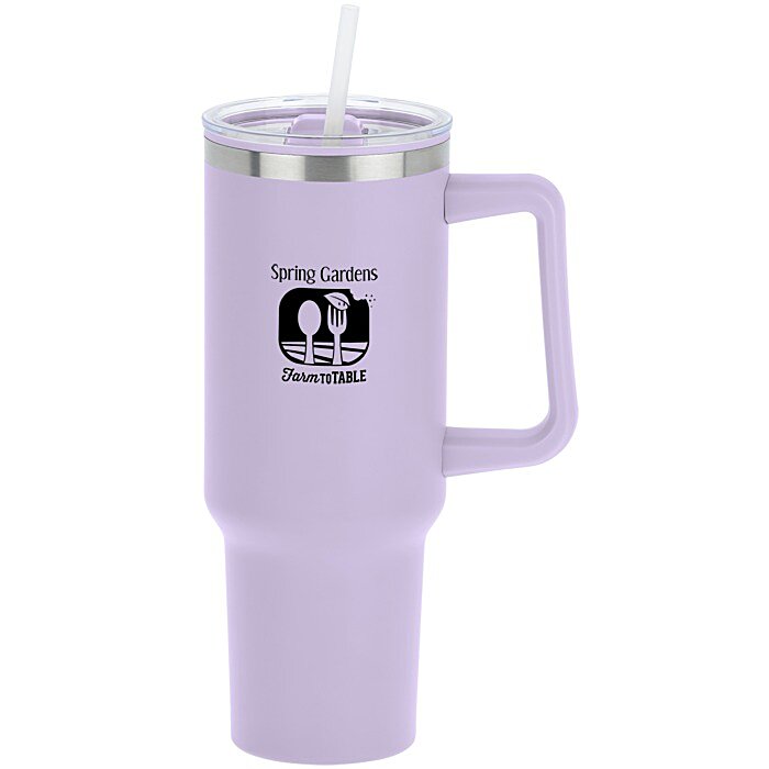 Custom Izzy Mug with Straw - 40 oz