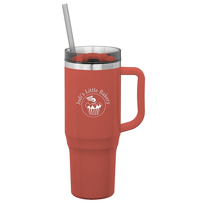 Custom Thor Travel Mug with Straw - 40 oz