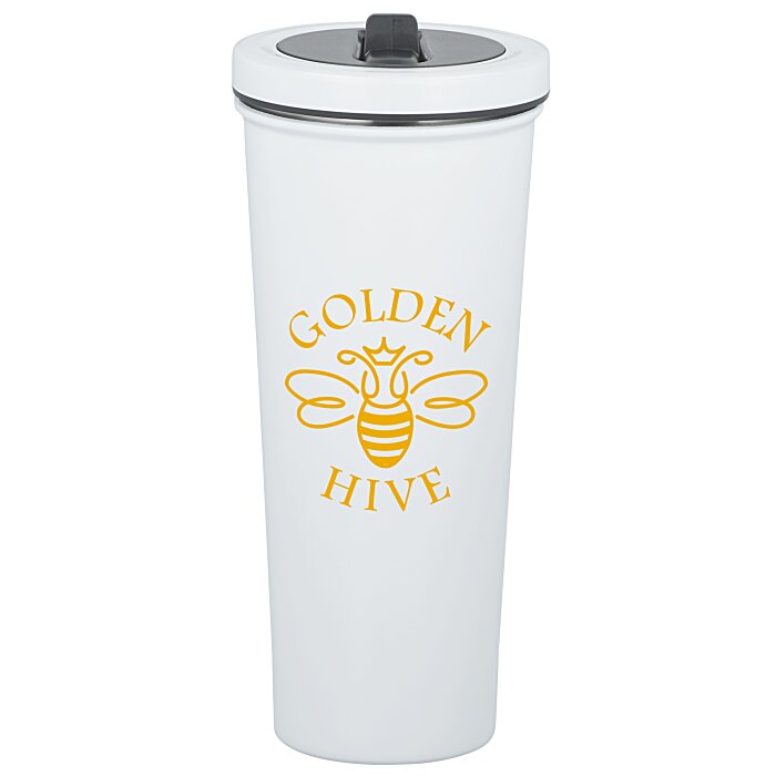 Custom Kemble Vacuum Tumbler with Flip Up Straw - 25 oz.