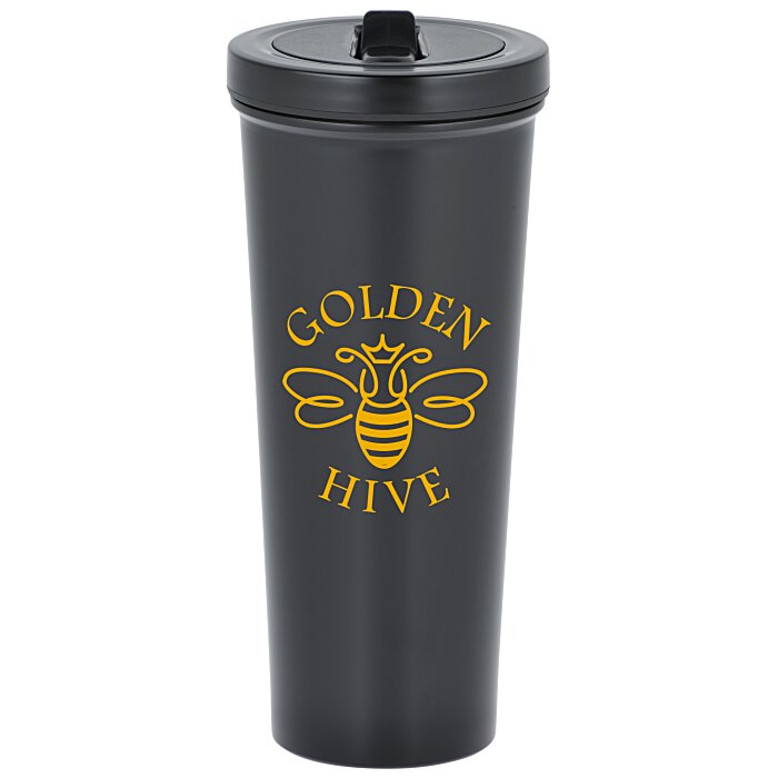 Custom Kemble Vacuum Tumbler with Flip Up Straw - 25 oz.