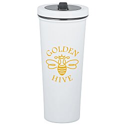 Custom Kemble Vacuum Tumbler with Flip Up Straw - 25 oz.