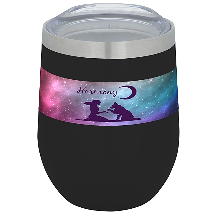 Custom Corzo Vacuum Insulated Wine Cup - 12 ounces - Full Colour