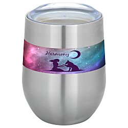 Custom Corzo Vacuum Insulated Wine Cup - 12 ounces - Full Colour