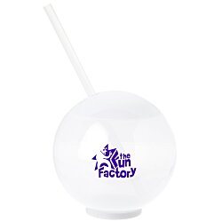 Custom Glow Ball Light-Up Tumbler with Straw - 22 oz.
