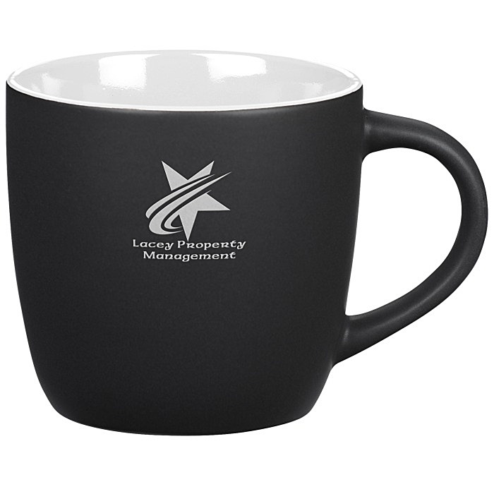 Custom Riviera Ceramic Mug - 10 oz - Laser