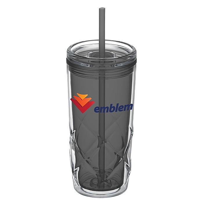 Custom Refresh Simplex Tumbler with Straw - 16 oz - Full Colour