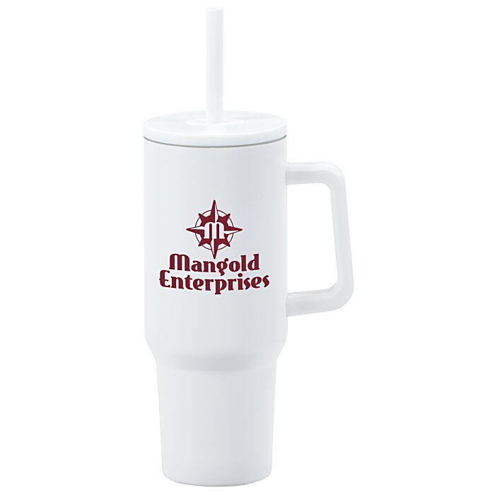Custom Chill Out Vacuum Mug with Straw - 40 oz