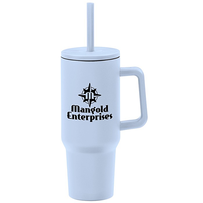 Custom Chill Out Vacuum Mug with Straw - 40 oz