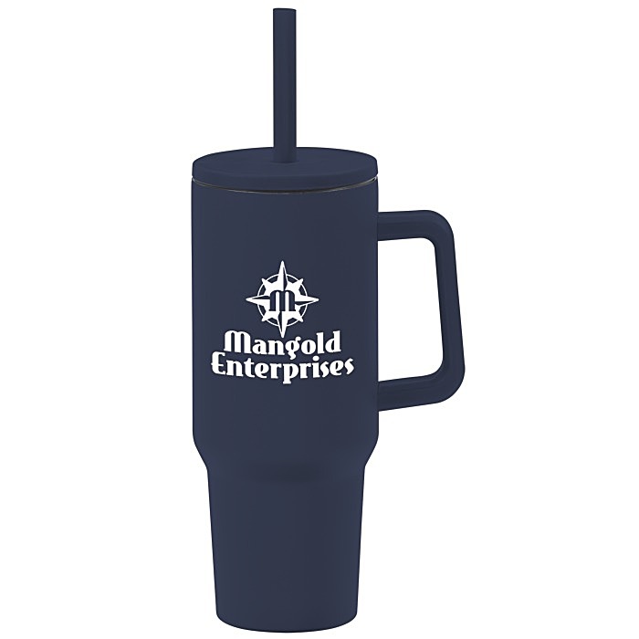 Custom Chill Out Vacuum Mug with Straw - 40 oz