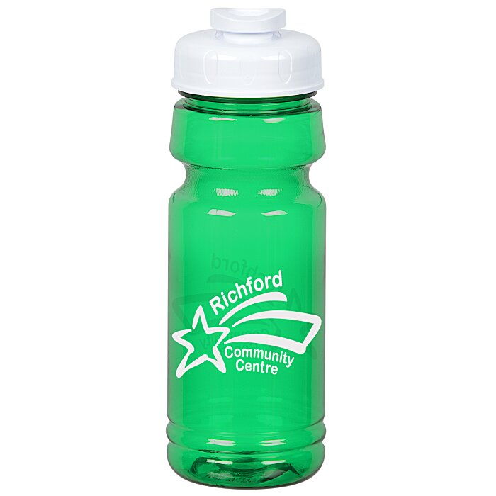 Custom Trainer Bottle with Flip Drink Lid - 24 oz