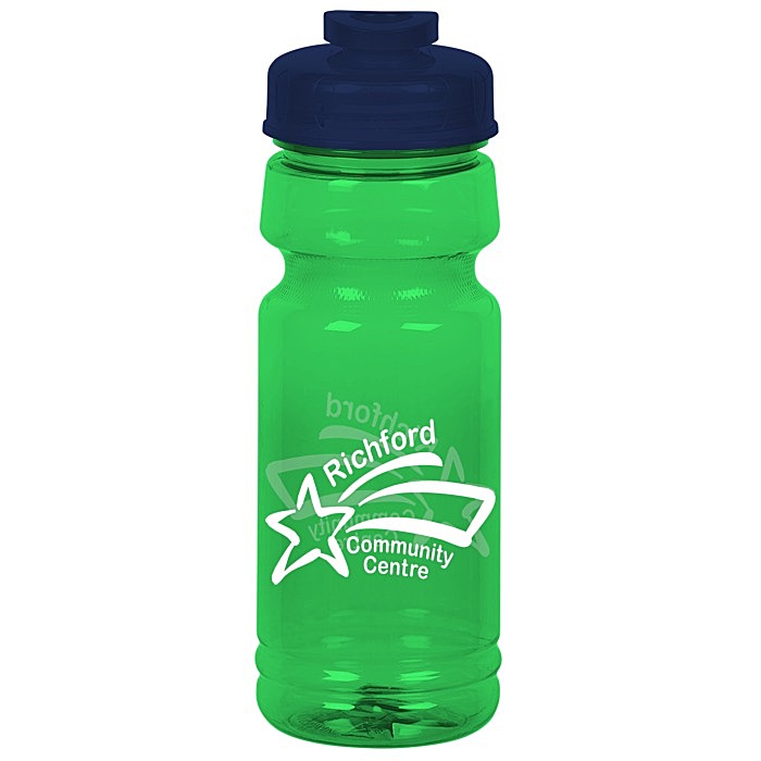 Custom Trainer Bottle with Flip Drink Lid - 24 oz
