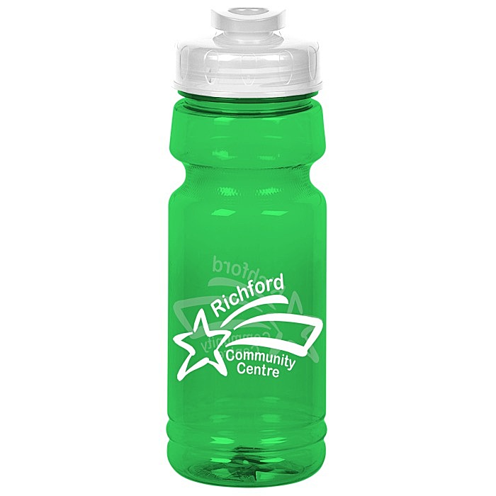 Custom Trainer Bottle with Flip Drink Lid - 24 oz