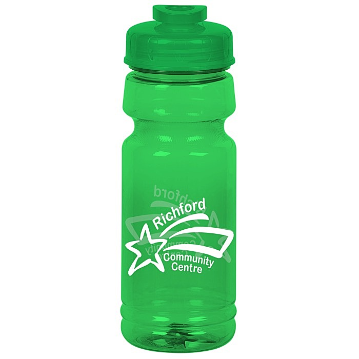 Custom Trainer Bottle with Flip Drink Lid - 24 oz