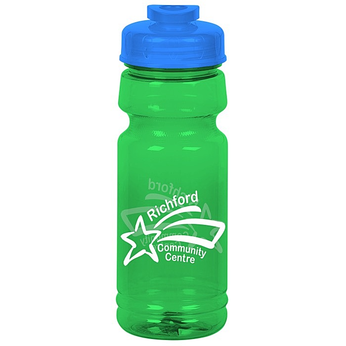 Custom Trainer Bottle with Flip Drink Lid - 24 oz