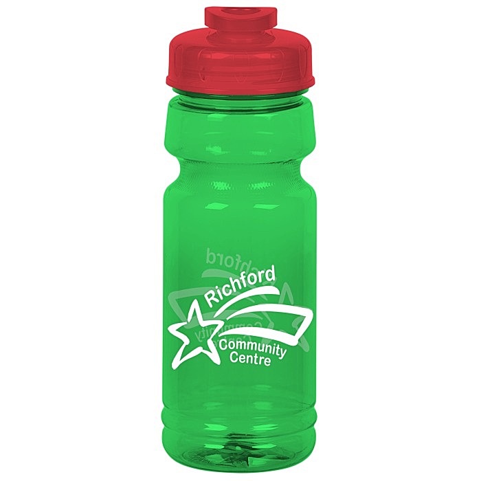 Custom Trainer Bottle with Flip Drink Lid - 24 oz