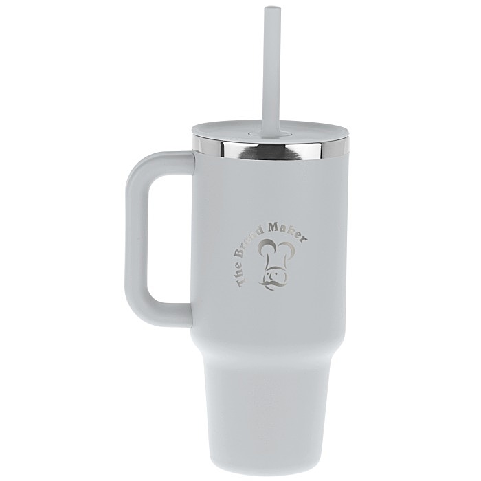 Custom Hydro Flask All Around Travel Tumbler with Straw - 32 oz. - Laser Engraved